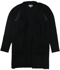 JM Collection Womens Studded Cardigan Sweater