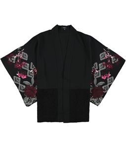Alfani Womens Open Front Kimono Top Blouse