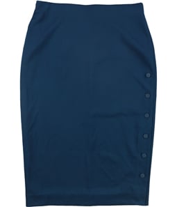 Alfani Womens Snap-Button Pencil Skirt