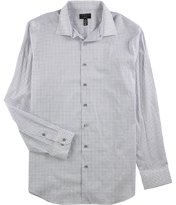 Alfani Mens Circle & Geometric Button Up Dress Shirt
