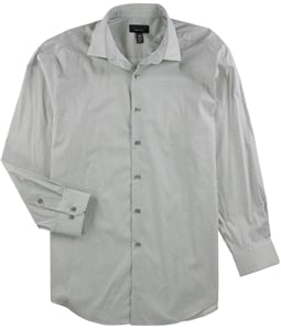 Alfani Mens Tech Shaded Cube Button Up Dress Shirt