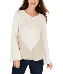 Style & Co. Womens Colorblocked Pullover Sweater