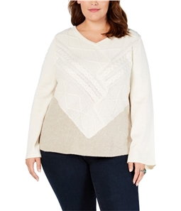 Style & Co. Womens Mixed Stitch Pullover Sweater