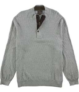 Tasso Elba Mens Mock Neck Textured Pullover Sweater