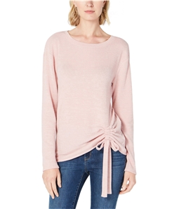 I-N-C Womens Ruched Side Pullover Sweater