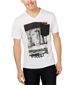 I-N-C Mens Street Graphic T-Shirt