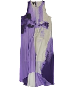 Alfani Womens Watercolor Sheath Dress