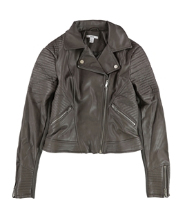 bar III Womens Quilted Moto Jacket