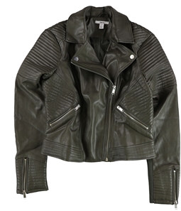 bar III Womens Quilted Moto Jacket