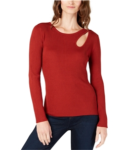 I-N-C Womens Teardrop Cutout Pullover Sweater