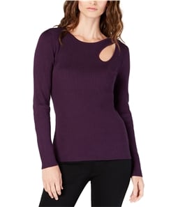 I-N-C Womens Teardrop Cutout Pullover Sweater
