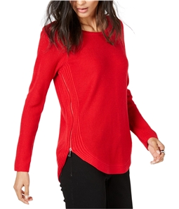 I-N-C Womens Side Zip Pullover Sweater