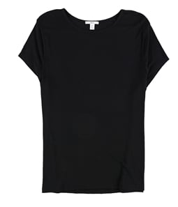 bar III Womens Ribbed Basic T-Shirt