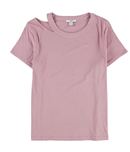bar III Womens Cutout Basic T-Shirt