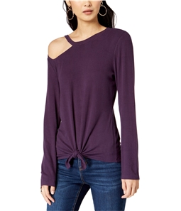 I-N-C Womens Tie-front Pullover Blouse