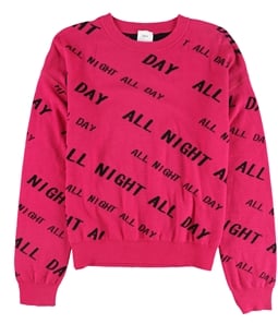 bar III Womens All Day All Night Reversible Pullover Sweater