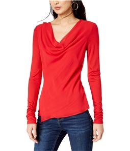 I-N-C Womens Cowl Neck Pullover Blouse