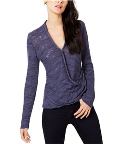 I-N-C Womens Burnout Pullover Sweater