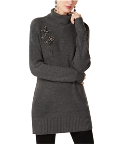 I-N-C Womens Brooch Pullover Sweater