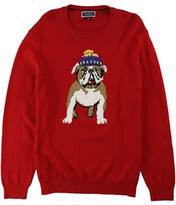 Club Room Mens Bulldog Pullover Sweater