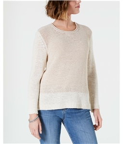 Style & Co. Womens Colorblock Knit Sweater