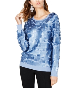 I-N-C Womens Sequined Pullover Sweater