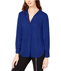 I-N-C Womens Solid Pullover Blouse