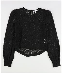 bar III Womens Lace Pullover Blouse