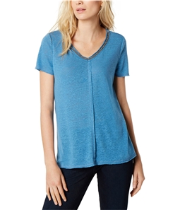 I-N-C Womens Embellished V-Neck Pullover Blouse