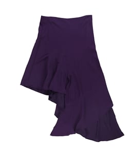 bar III Womens Asymmetrical Midi Skirt