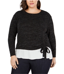 I-N-C Womens Layered Look Pullover Sweater