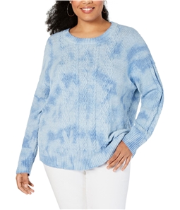 I-N-C Womens Cable-Knit Pullover Sweater