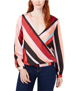 bar III Womens Striped Pullover Blouse