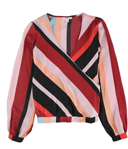 bar III Womens Striped Pullover Blouse