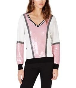 I-N-C Womens Colorblocked Pullover Sweater