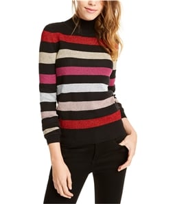 maison Jules Womens Stripe Pullover Sweater