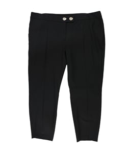 Alfani Womens Extended-Tab Button Casual Trouser Pants