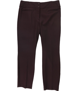 Alfani Womens Ponte-Knit Slim Casual Trouser Pants