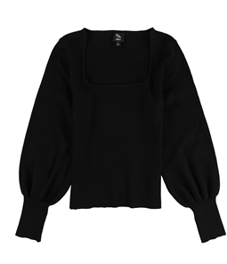 bar III Womens Square-Neck Pullover Sweater