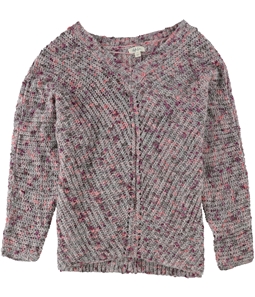 Style & Co. Womens Multi-Tone Knit Sweater