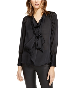 I-N-C Womens Solid Pullover Blouse