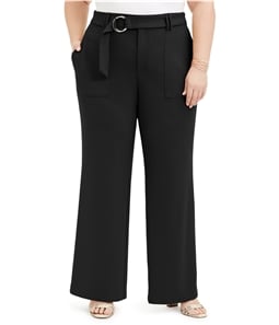 I-N-C Womens Utility Pocket Belted Casual Wide Leg Pants