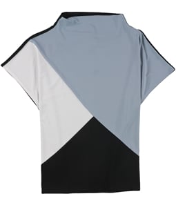 Alfani Womens Colorblock Pullover Blouse