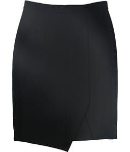 Alfani Womens Solid Asymmetrical Ponte Skirt