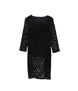 Alfani Womens Zebra Print Tunic Blouse