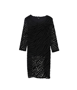 Alfani Womens Zebra Print Tunic Blouse