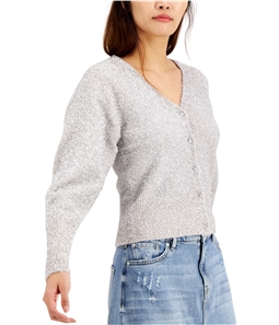 I-N-C Womens Rhinestone Button Cardigan Sweater