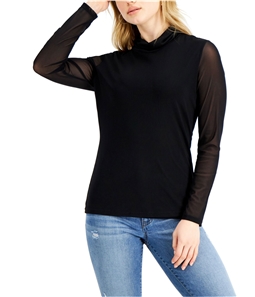 I-N-C Womens Solid Pullover Blouse