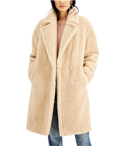I-N-C Womens Fuzzy Coat