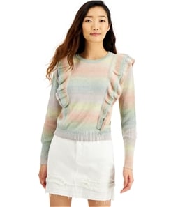I-N-C Womens Ruffled Pullover Sweater